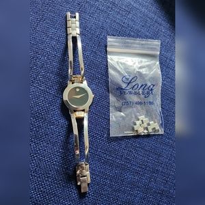 Movado Bracelet Two Tone Watch